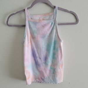 SO Pastel Tie-Dye Tank Top